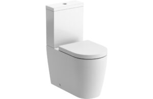 Chells Rimless Close Coupled Fully Shrouded Comfort Height WC & Soft Close Seat