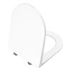VitrA Universal Round Super Slim Soft Close Toilet Seat (Quick Release) - White