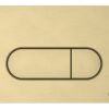 VitrA Loop Round Flush Plate - Brushed Gold