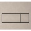 VitrA Loop Square Flush Plate - Brushed Nickel