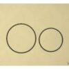 VitrA Origin ABS Flush Plate - Brushed Brass
