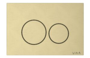VitrA Origin ABS Flush Plate - Brushed Brass