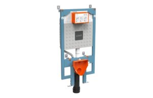 VitrA V-Fix Prime WH WC Frame & 8cm 3/6L Cistern (Floor/Wall Fix & Electric Connection)