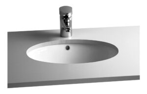 Thirlmere 550x400mm 1TH Basin & Full Pedestal