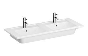 VitrA S20 550x445mm 2TH Semi Recessed Basin - White