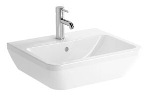 VitrA Zentrum 645x480mm 1TH Basin w/Overflow - White