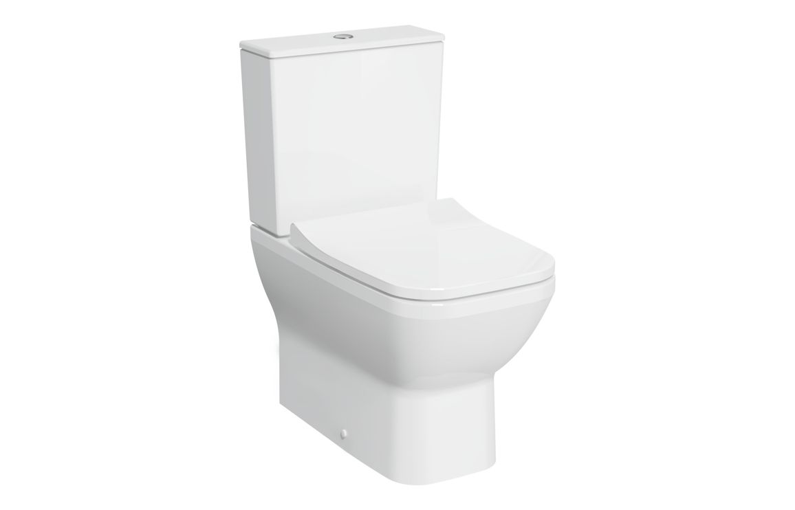 VitrA Integra Square Rimless Fully Shrouded Close Coupled Pan Only - White