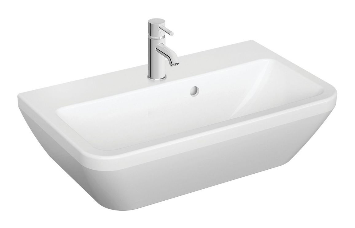 VitrA Geo 600x425mm 1TH Basin (No Overflow) - White