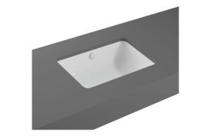 VitrA Geo 545x400mm 0TH Basin (No Overflow) - White