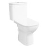 VitrA S20 Square SmoothFlush Close Coupled Open Back Pan Only - White