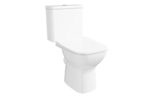VitrA S20 Square SmoothFlush Close Coupled Open Back Pan Only - White