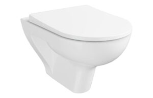 VitrA S20 Round SmoothFlush Compact Wall Hung Pan Only - White