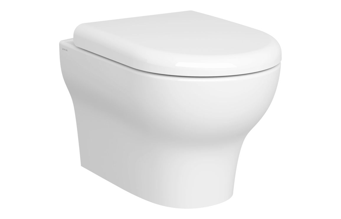 VitrA Zentrum SmoothFlush Wall Hung Pan Only (Hidden Fix) - White