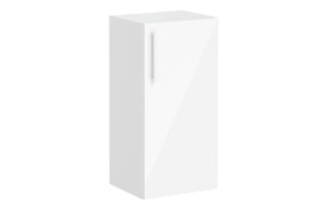 VitrA Root Flat 40cm 1 Door Lower/Base Unit (RH Hinge) - High Gloss White