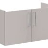 VitrA Root Flat 100cm 2 Door Washbasin Unit - Bright Sahara Beige