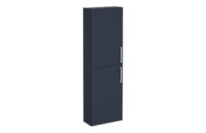VitrA Root Flat 55cm 2 Door Slim Tall Unit (LH Hinge) - Matt Dark Blue
