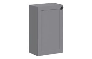 VitrA Root Classic 40cm 1 Door Slim Lower/Base Unit (LH Hinge) - Matt Grey
