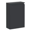 VitrA Root Classic 55cm 1 Door Slim Lower/Base Unit (LH Hinge) - Matt Graphite