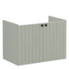 VitrA Root Groove 80cm 2 Door Wall Hung Washbasin Unit - Matt Retro Green