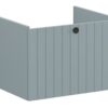VitrA Root Groove 60cm 1 Drawer Washbasin Unit - Matt Fjord Green