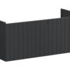 VitrA Root Groove 100cm 1 Drawer Washbasin Unit - Matt Graphite