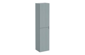 VitrA Root Groove 40cm 2 Door Tall Unit (LH Hinge) - Matt Fjord Green