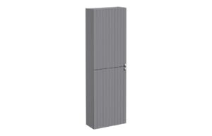 VitrA Root Groove 55cm 2 Door Slim Tall Unit (LH Hinge) - Matt Grey