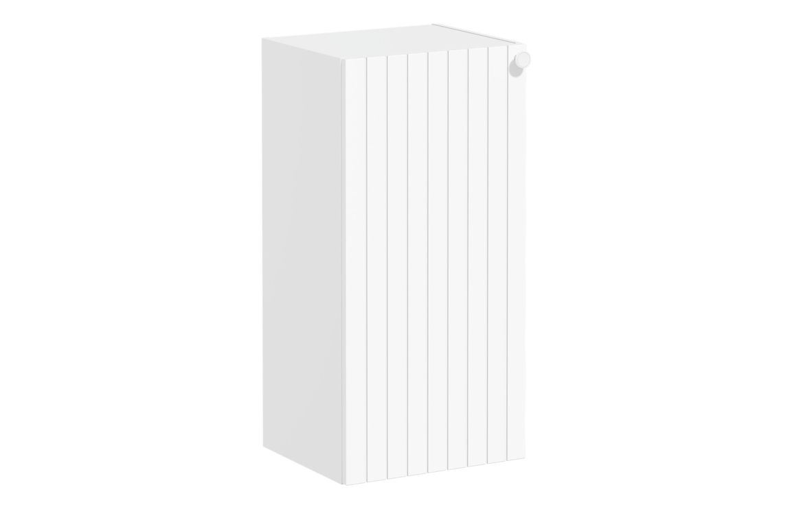 VitrA Root Groove 40cm 1 Door Lower/Base Unit (LH Hinge) - Matt White