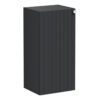 VitrA Root Groove 40cm 1 Door Lower/Base Unit (LH Hinge) - Matt Graphite