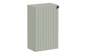 VitrA Root Groove 40cm 1 Door Slim Lower/Base Unit (LH Hinge) - Matt Retro Green