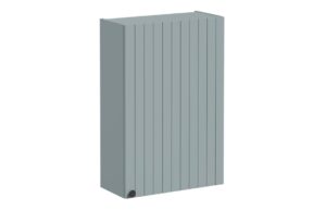 VitrA Root Groove 55cm 1 Door Slim Lower/Base Unit (RH Hinge) - Matt Fjord Green