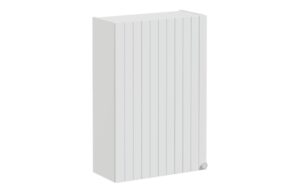 VitrA Root Groove 60cm 1 Door Upper/Wall Unit (LH Hinge) - Matt Light Grey