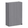 VitrA Root Groove 60cm 1 Door Upper/Wall Unit (LH Hinge) - Matt Grey
