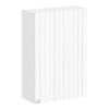 VitrA Root Groove 60cm 1 Door Upper/Wall Unit (RH Hinge) - Matt White