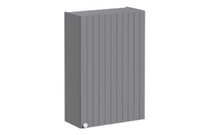 VitrA Root Groove 60cm 1 Door Upper/Wall Unit (RH Hinge) - Matt Grey