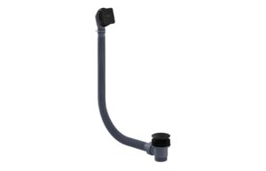 VitrA Square Bath Waste - Matt Black