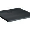 VitrA Leaf 900mm x 800mm Rectangular Tray - Matt Anthracite