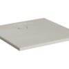 VitrA Leaf 900mm x 800mm Rectangular Tray - Matt Taupe