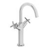 VitrA Origin Classic Tall Basin Mixer (Cross Handles) - Chrome