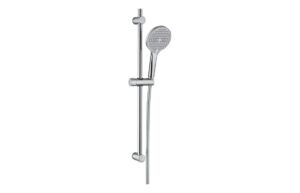 VitrA Flow Soft Riser Rail Kit w/3 Function Handset - Chrome