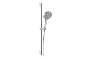 VitrA Aqua Core Round 1 Function Handshower & Rail Kit - Chrome
