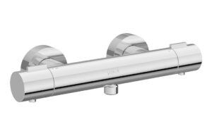 VitrA Aqua Core Round Thermostatic Shower Mixer - Chrome