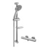 VitrA Origin Shower Set w/Hand Shower & Showerhead - Chrome
