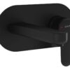 VitrA Root Round Integrated Basin Mixer - Matt Black