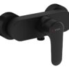 VitrA Root Round Wall Mounted Shower Mixer - Matt Black