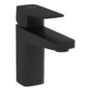 VitrA Root Square Compact Basin Mixer - Matt Black