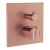 VitrA Suit Integrated Thermostatic Shower Mixer - Soft Copper