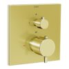 VitrA Root Square Integrated Thermostatic 2-Way Shower Mixer Valve - Soft Gold