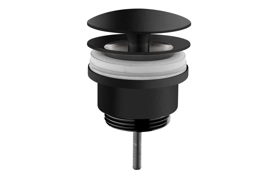VitrA Universal Waste (Free-Flowing) - Matt Black