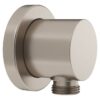 VitrA Wall Mounted Hand Shower Outlet - Brushed Nickel